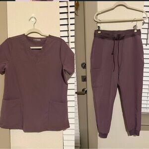 Mandala Moondust Scrub Set - small top/med pant